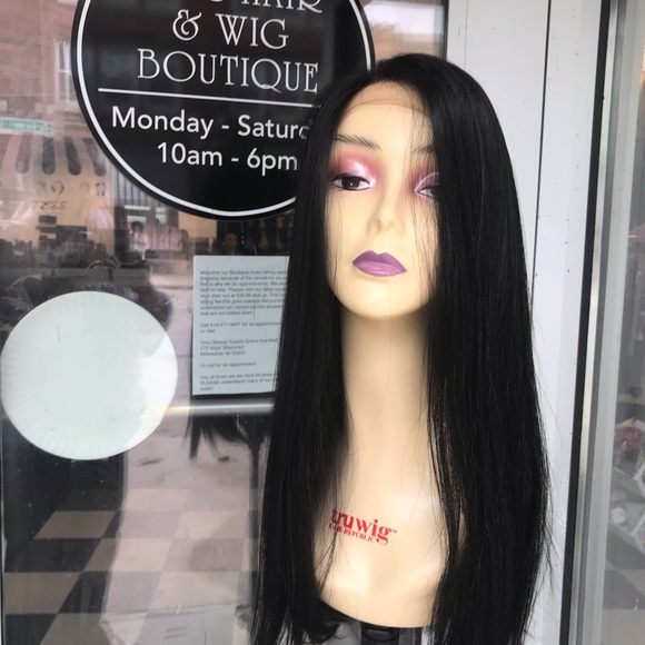 Wig Long Black 13X6 Freeparting Swisslace New Wig main image 4